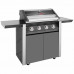 BMG1641DA Beef Eater 1600 Series 4 Burner BBQ, Side Burner and Trolley
